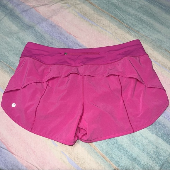 Lululemon Speed Up Short Long *4" Updated Fit, Ripened Raspberry size 14 - Picture 4 of 8